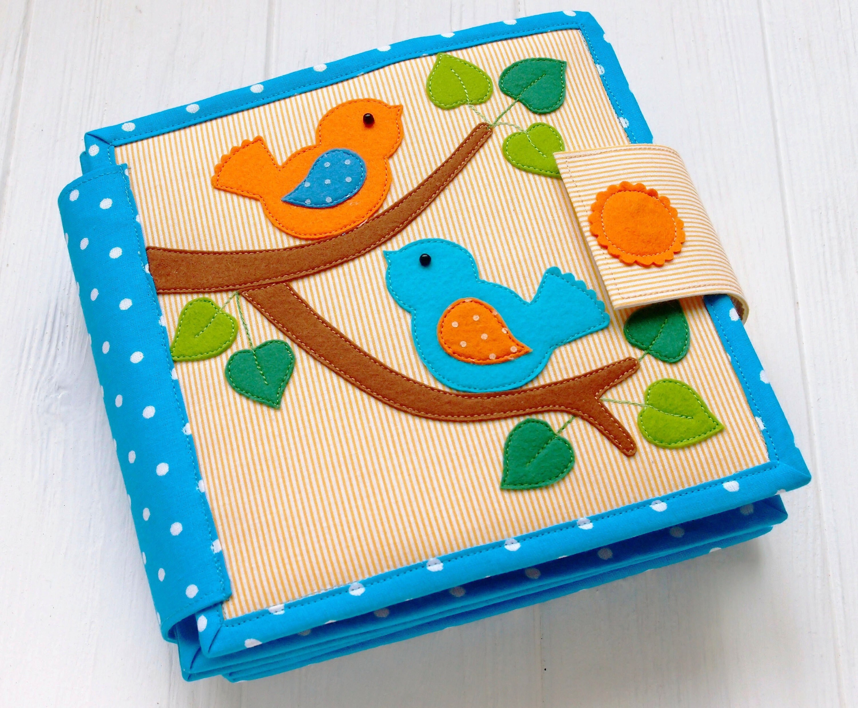 Toddler Quiet Book Fabric Felt Busy Book Soft Cloth Book Etsy