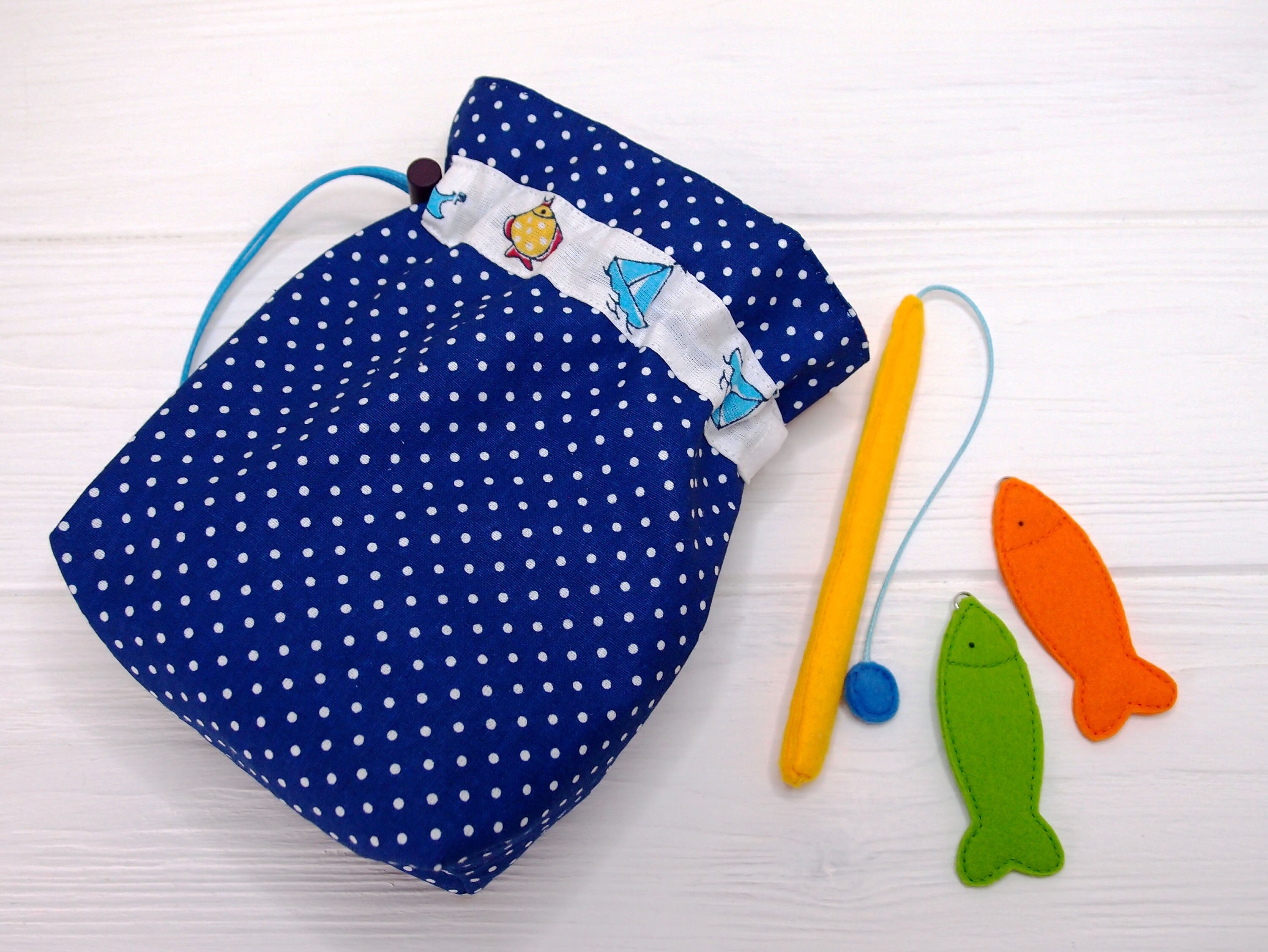 Custom Felt Magnetic Fishing Game: Sea Creatures Learning Toy - Etsy