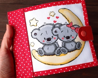 Baby Sensory Book: Soft Touch and Feel Toy for 6-12 Months