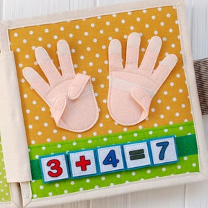 Custom Felt Quiet Book: Montessori Activity Book for Toddlers