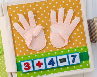 Custom Felt Quiet Book: Montessori Activity Book for Toddlers