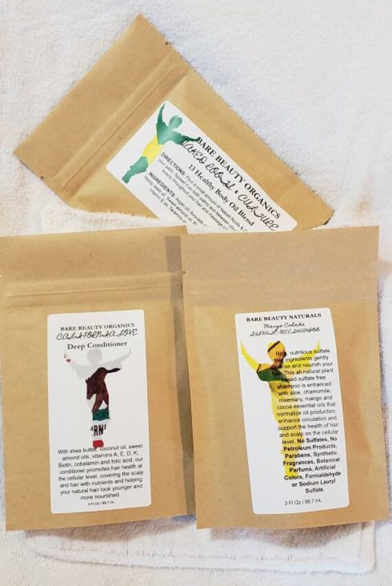 Travel Curl Box Deep Conditioner With Vitamins Minerals Etsy
