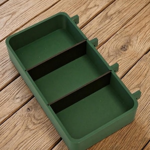 Contenitore organizer per pannello IKEA Skadis portaoggetti artigianale con separatore rimovibile