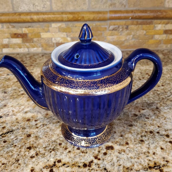 Hall Cobalt Blue Teapot