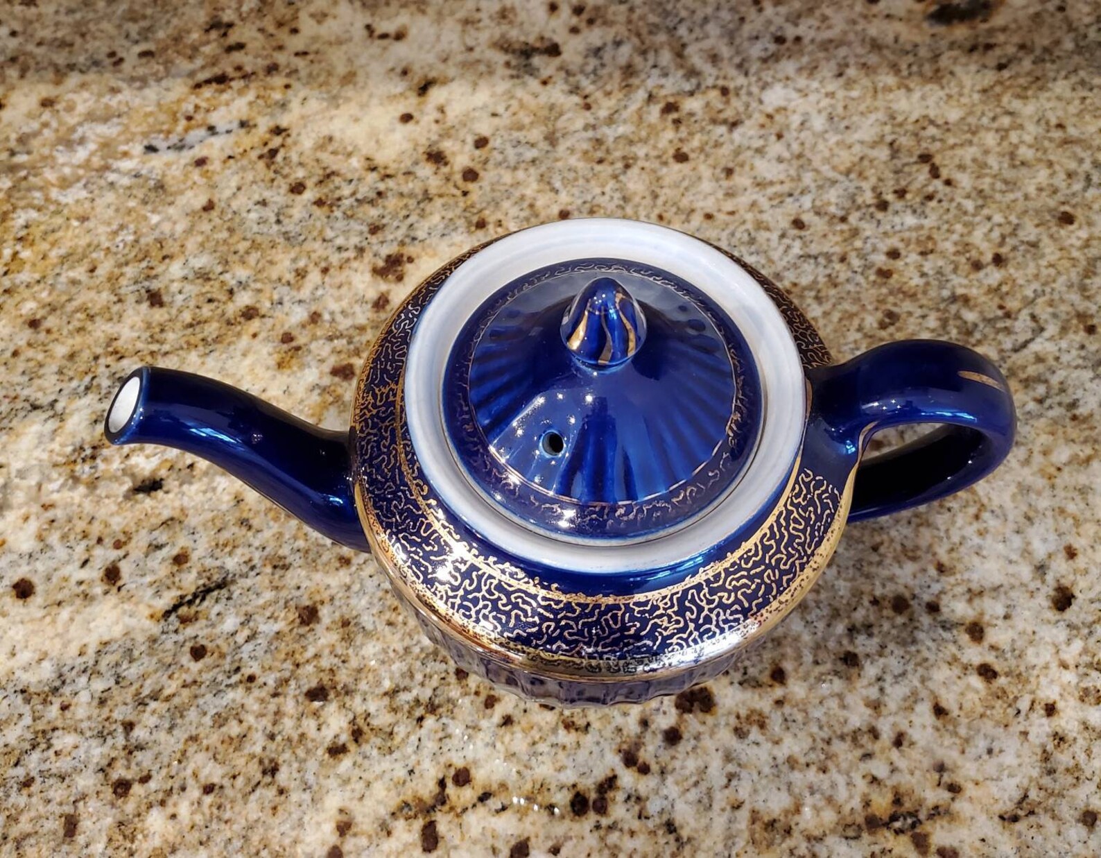 Hall Cobalt Blue Teapot Etsy