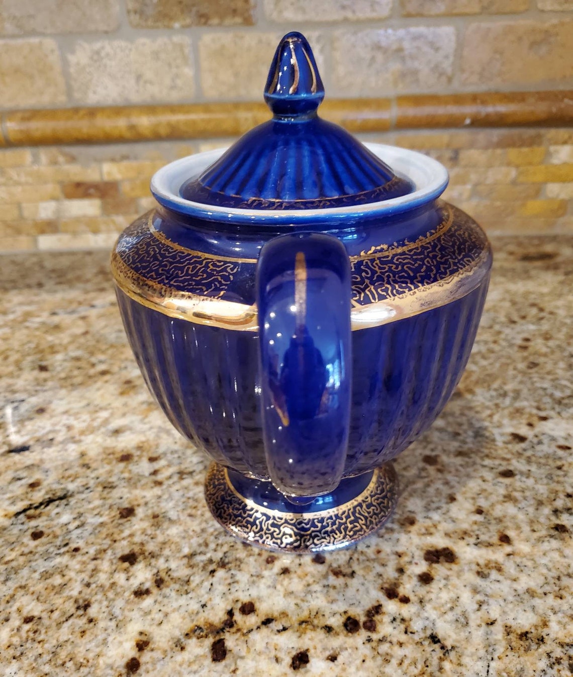 Hall Cobalt Blue Teapot Etsy