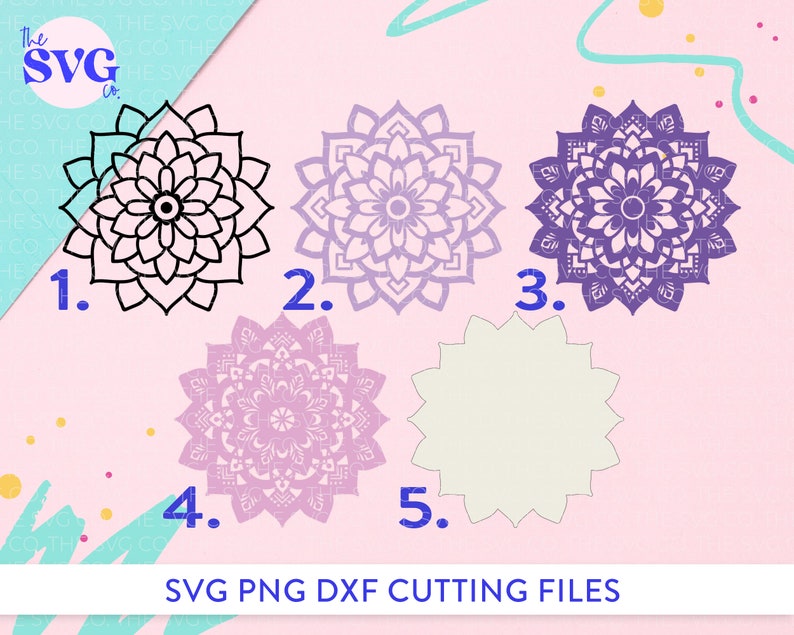 Download 3D Layered Mandala SVG 3D Flower Mandala Cutting Svg for ...