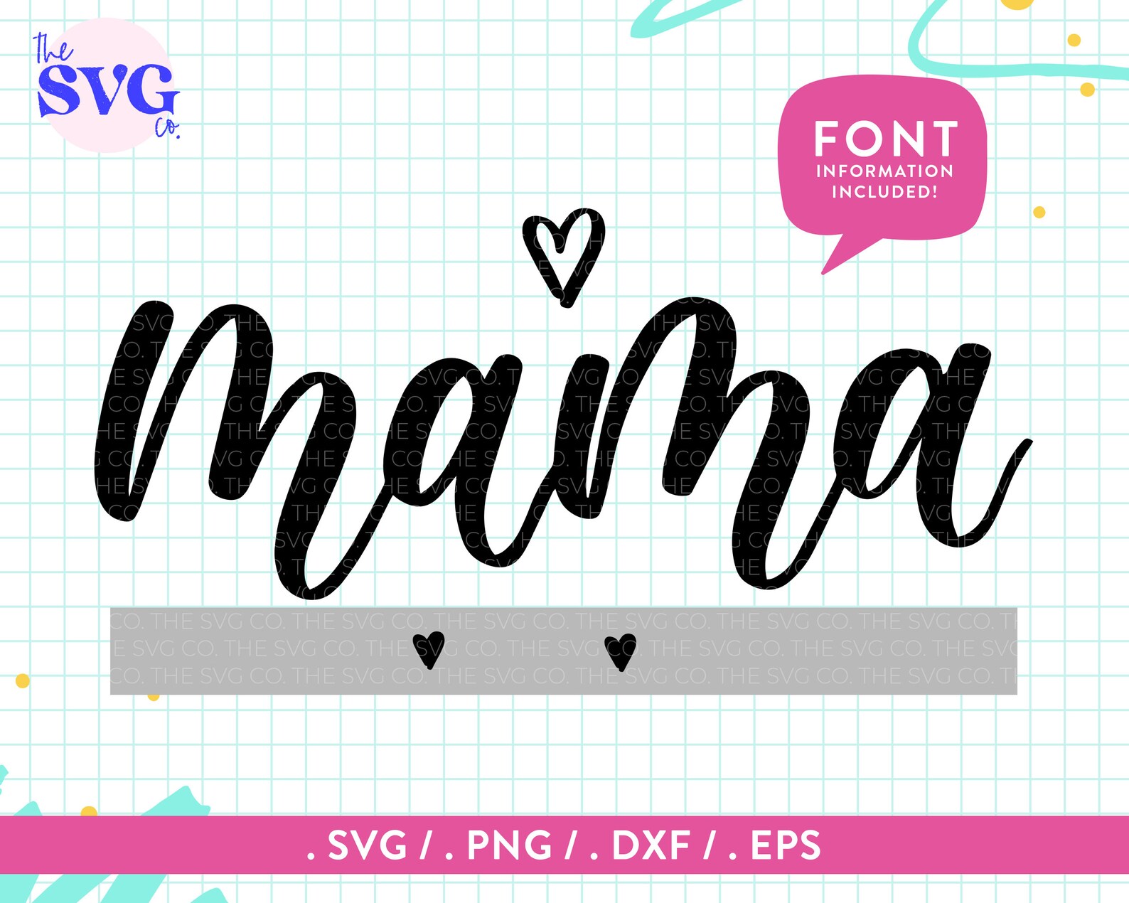 Mama With Names SVG Personalized Mom SVG Mom Life Svg  Etsy
