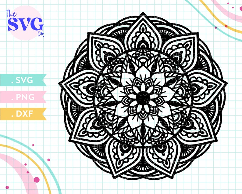 Download Mandala SVG Flower Mandala Cutting SVG for Cricut and | Etsy