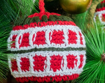 Christmas ball pattern