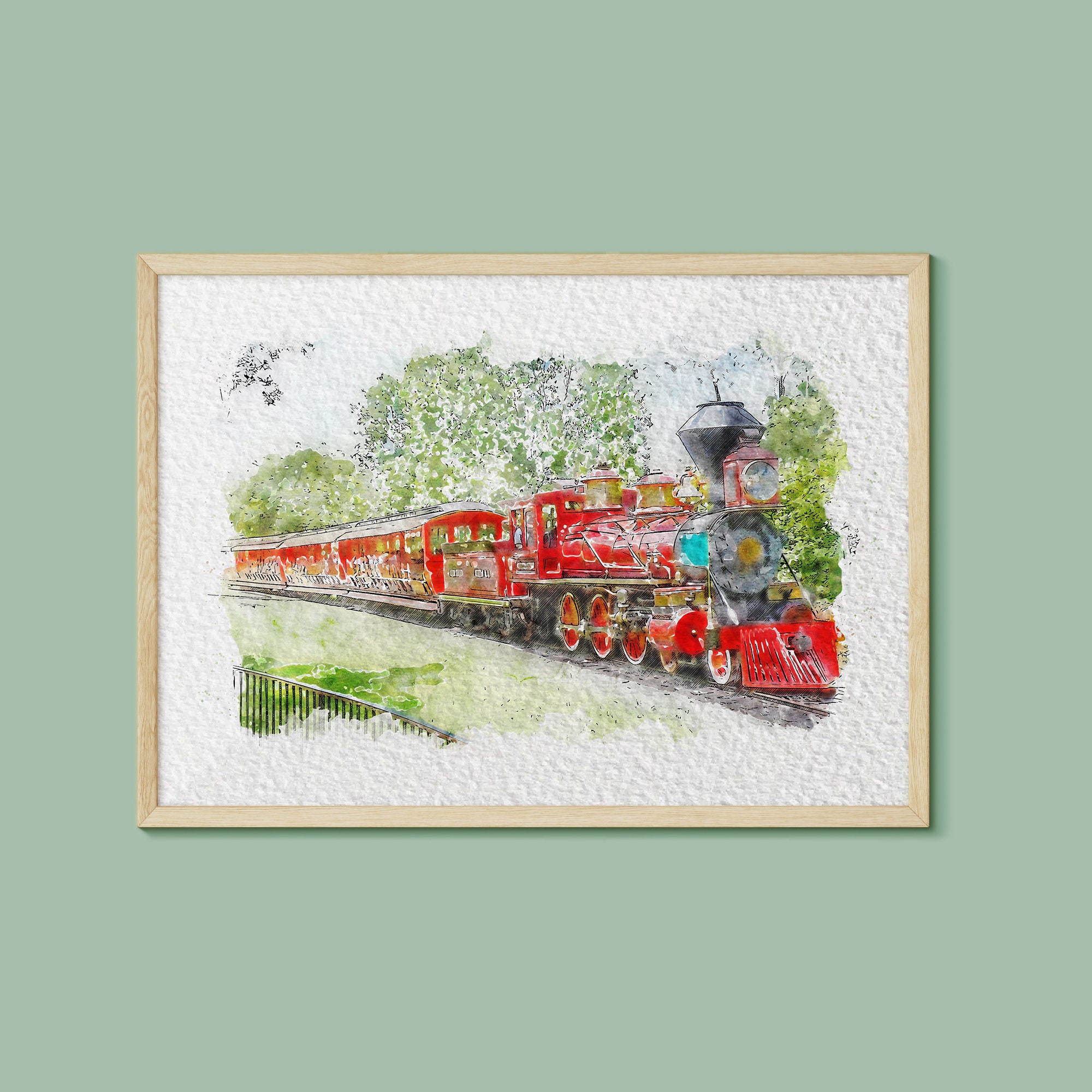 Colorful Walt Disney World Railroad in Magic Kingdom 1 Editorial Stock  Photo - Image of holidays, fairy: 144503248