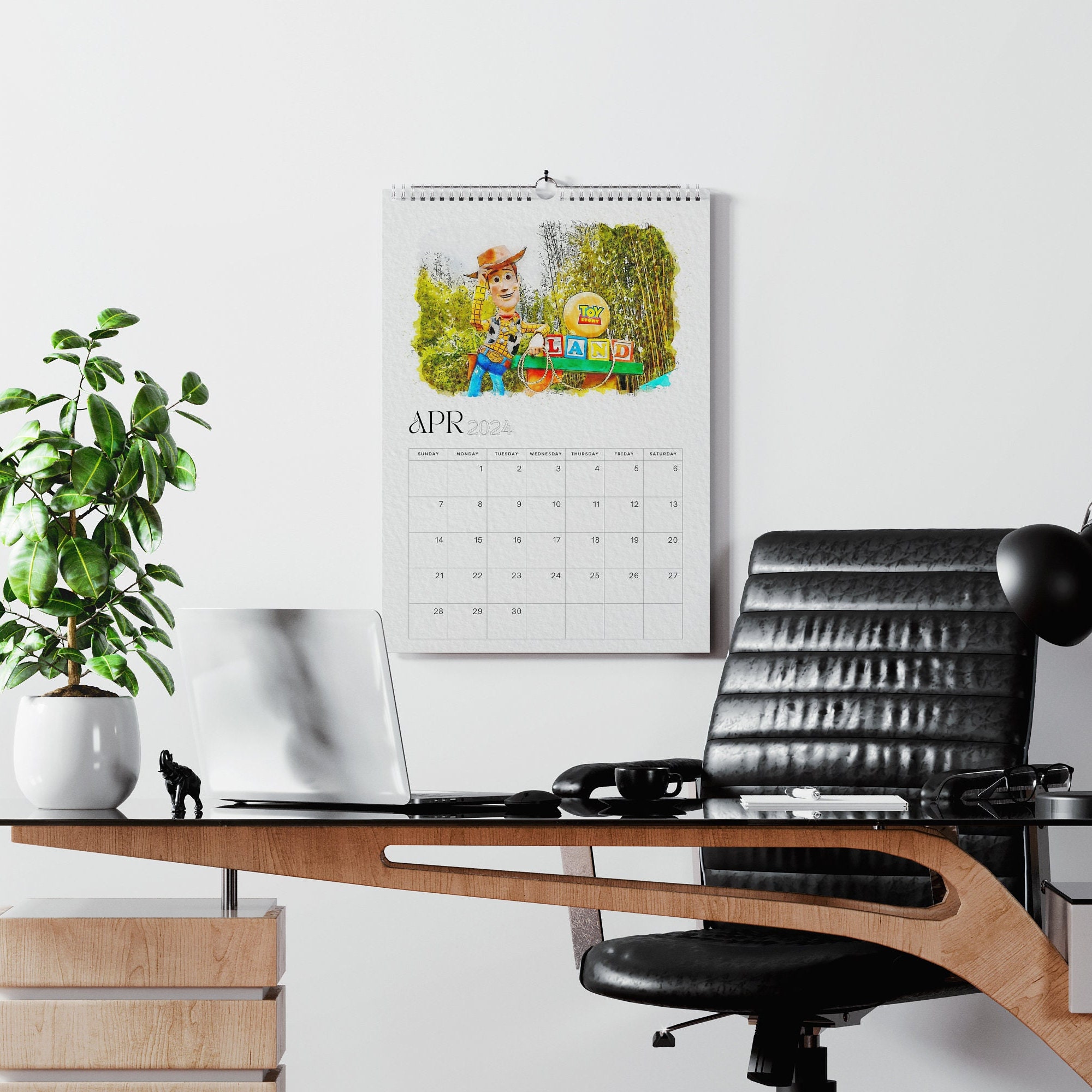 walt-disney-world-watercolour-calendar-2024-disney-print-disney