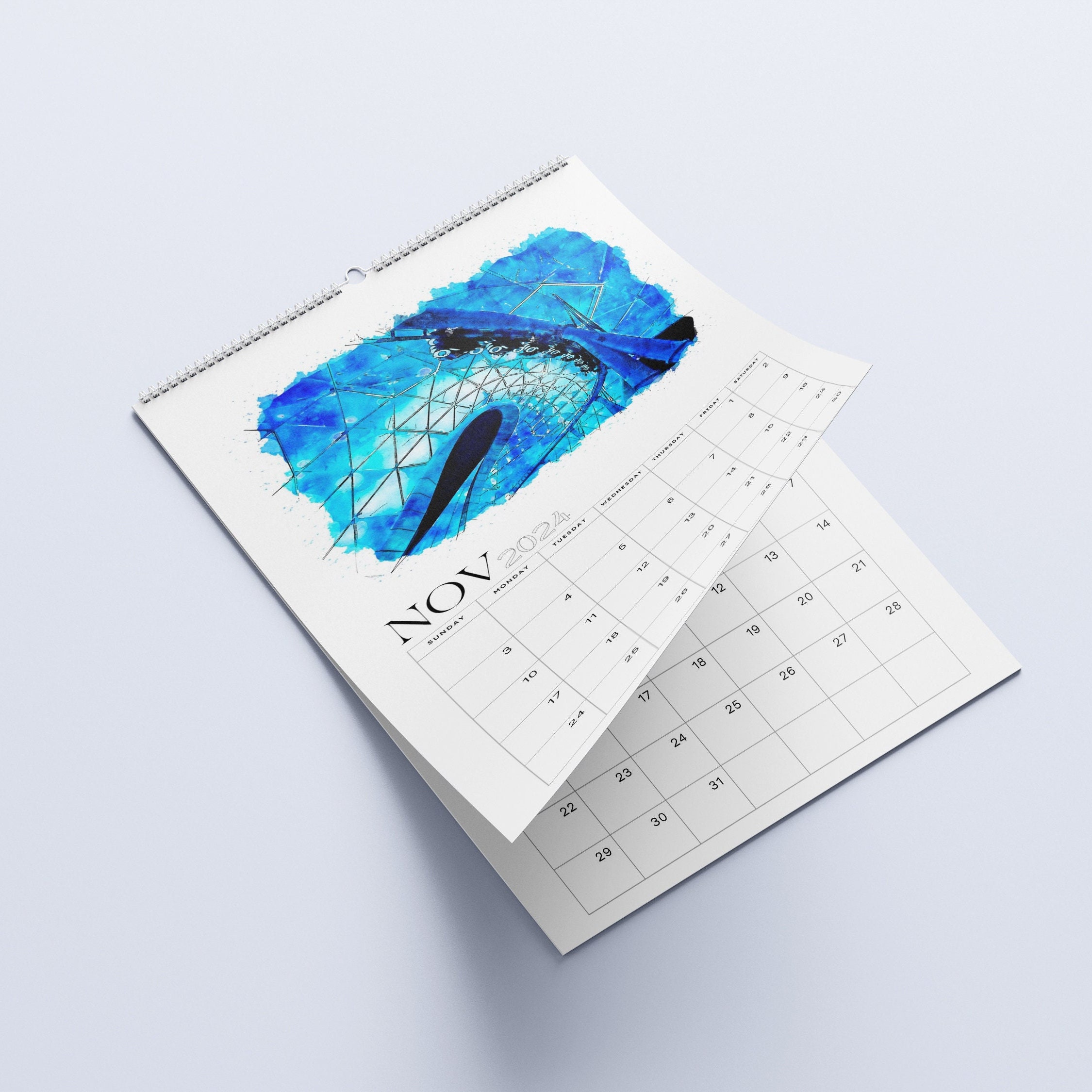 walt-disney-world-watercolour-calendar-2024-disney-print-disney