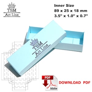 Easy cut small paper box template svg. Engagement gift box template svg Gift box for men. Digital download packing boxes. Handmade paper box