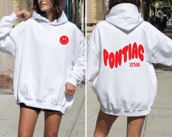 Custom Camp Oversized Hoodie, Personalized Bunk Gift