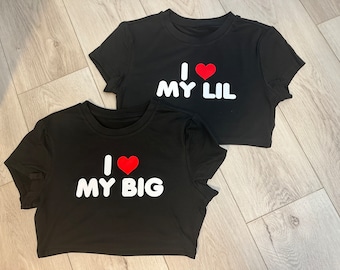 Custom Sorority Reveal Shirt – Big Little Matching Crop Tee