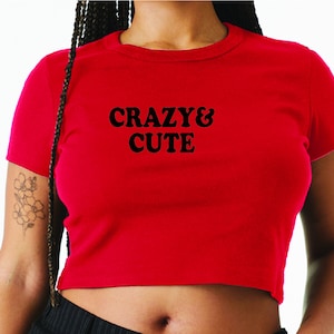 Custom College Gameday Crop Baby Tee: Bella Canvas Y2k Style