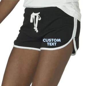 Custom College Shorts - Dolphin Shorts, Track Shorts, Striped Shorts, College Shorts, 70&#39;s Style Shorts