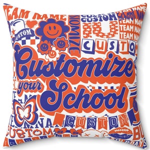 College Pillow Cover - Bed Party Collage Pillow Cover - College Pillow Cover - College Pillows - Personalized College Pillow Cover