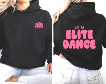Custom Puff Dance Team Hoodie | Oversized Dance Sweatshirt | Bulk Dance Hoodies | Personalized Dance Team Apparel | Dance Warmup Hoodie