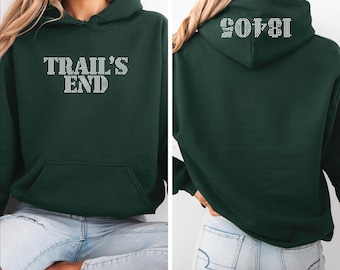 Custom Rhinestone Camp Hoodie | Personalized Camp Name Hoodie | Rhinestone Zip Code Hood | Sleep Away Camp Gift | Camp Sweatshirt