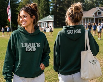 Custom Rhinestone Camp Hoodie | Personalized Camp Name Hoodie | Rhinestone Zip Code Hood | Sleep Away Camp Gift | Camp Sweatshirt