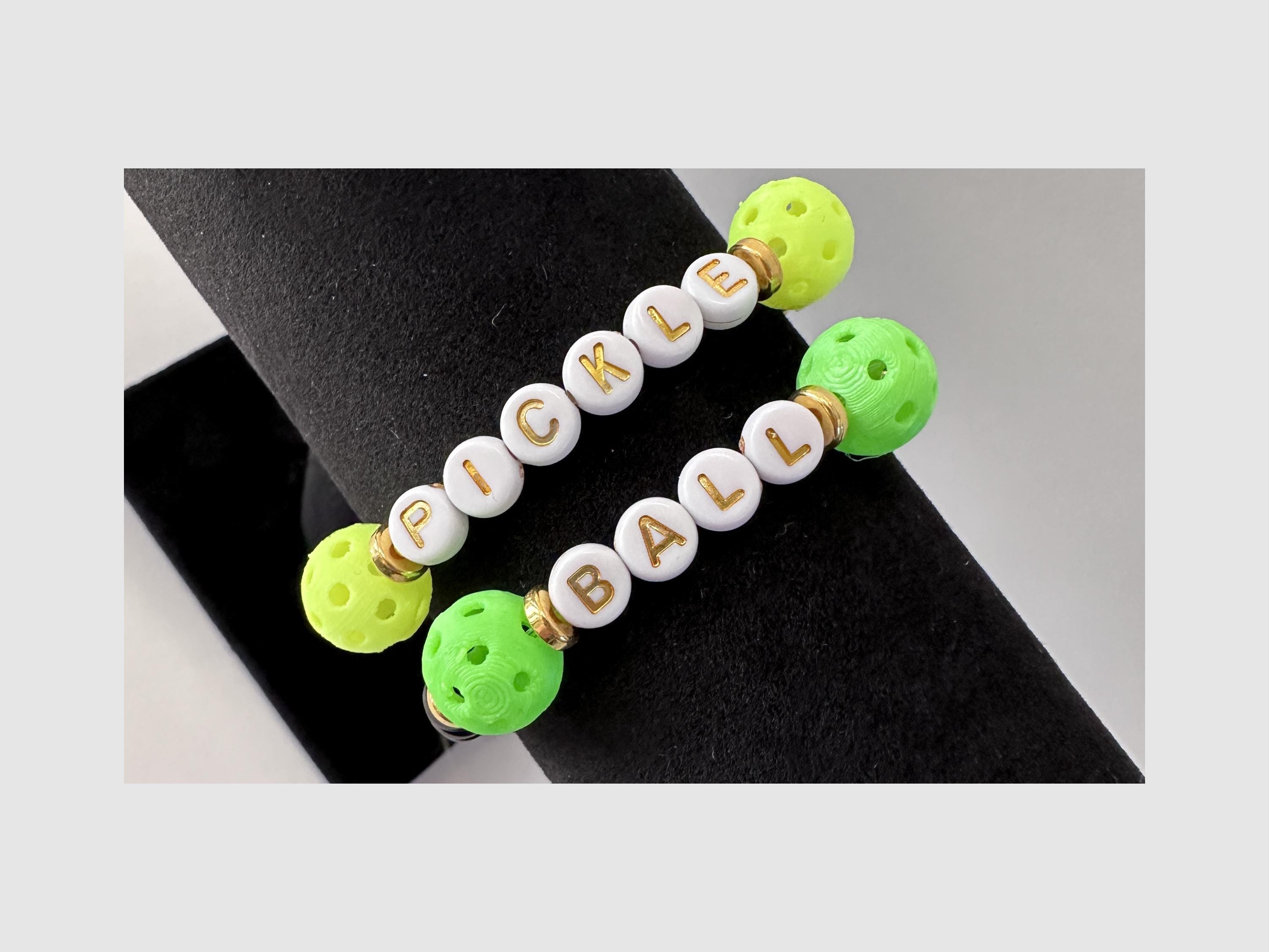 Mini Pickleball Paddles & Balls: Crafting Charms - 18pc Set - Thumbnail 3