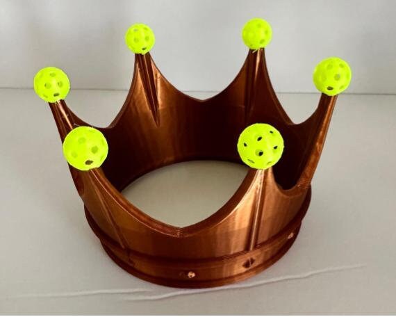 Mini Pickleball Tournament Crowns: Gold, Silver & Bronze Champion Trophies - Thumbnail 7