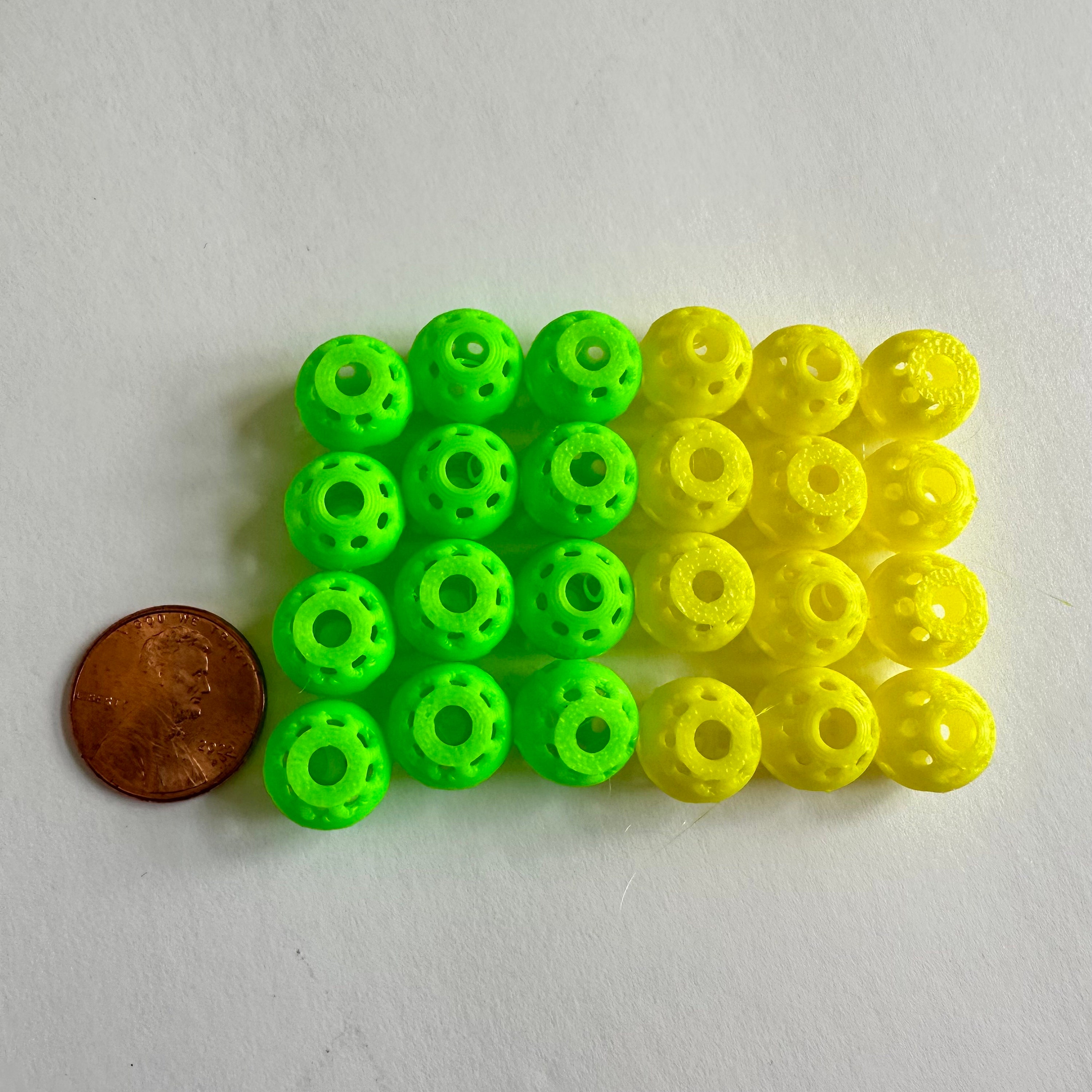 24 Mini Pickleballs for Crafting Unique Pickleball Gifts 12 Yellow 12