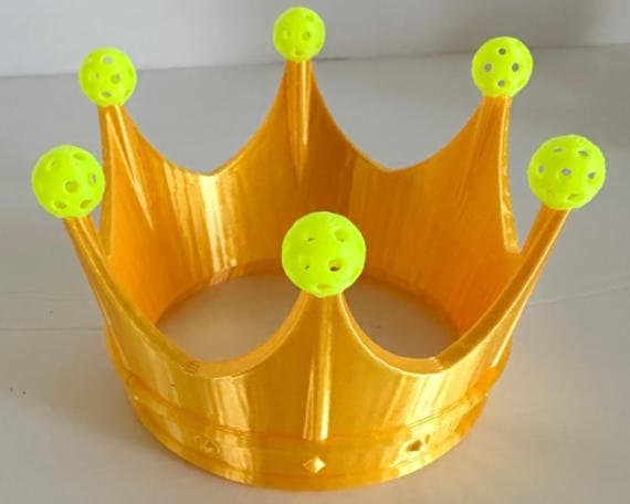 Mini Pickleball Tournament Crowns: Gold, Silver & Bronze Champion Trophies - Thumbnail 5