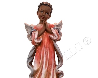 Unique Tree Topper - African American Angel