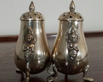 Thai Sterling Silver Salt & Pepper Shakers