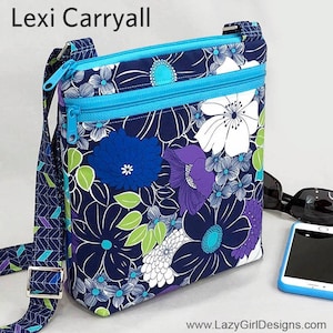Lexi Carryall Bag Pattern by Joan Hawley of Lazy Girl Designs