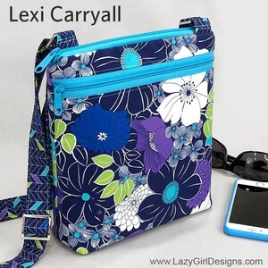 Lexi Carryall Bag Pattern by Joan Hawley of Lazy Girl Designs