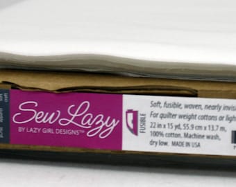 Face It SOFT Fusible Interfacing by Joan Hawley of Lazy Girl Designs