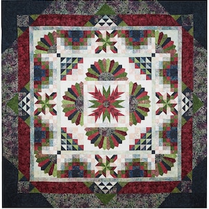 Tonga LUSH Block of the Month PATTERN by Wing & a Prayer