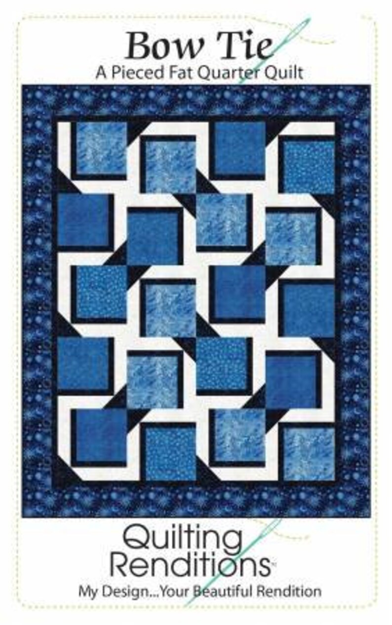 Bowtie Quilt Pattern and Kit - Etsy