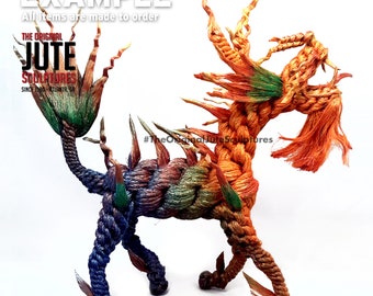 Jute Kirin (Japanese Dragon Horse) - Large - Symbol of success, prosperity, hero, knight, protection & person in your heart