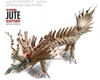 Jute Dragon - Small - Symbol of power, strength & good luck