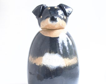 Large DogCat Urn - 75 lbs - urn for dog, dog cremation urn, large dog urn