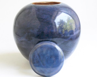 Blue Marble Cremation Urn - 50 lbs