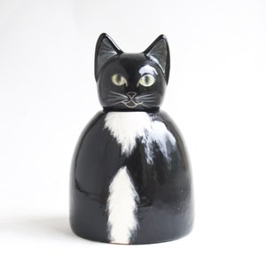 Custom Cat Urn - 25 lbs - cat cremation, pet urn, large cat urn, urn for cat, painted urn, small pet urn bild 5