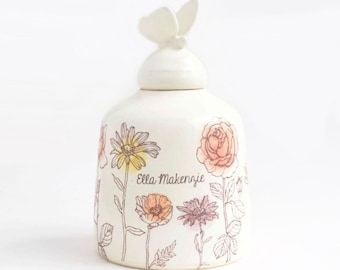 Statement Baby Urn - made to order - urn for infant, urn for baby, baby urn, custom baby urn, ceramic urn for baby, large baby urn
