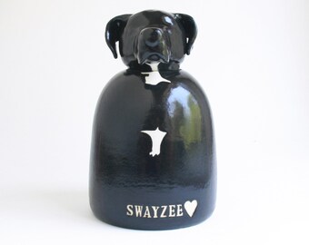 Large DogCat Urn - 75 lbs - urn for dog, dog cremation urn, large dog urn