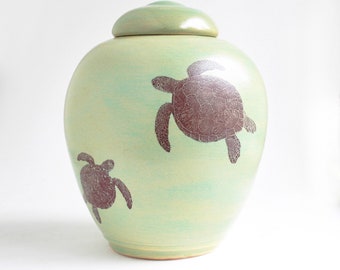 Large Turtle Urn - 200 lbs