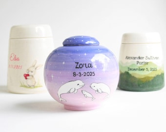 Custom Infant Urn - Painted