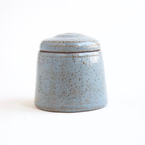 Gesprenkelte blaue Urne - 8 oz / 4 oz - Baby Urne, kleine Haustierurne, Andenken Urne, kleine blaue Urne