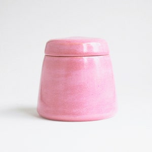 Sunset Pink Urn - 8 oz - baby urn, small pet urn, keepsake urn, small pink urn, dark pink cremation urn