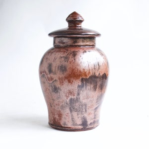 Small Classic Copper Urn - 5.5"h - cremation urn, small urn, ceramic urn, urn for child, urn for cremation