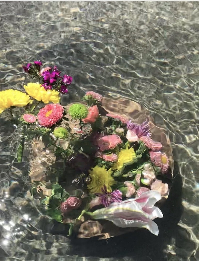 Fresh Flowers Urn DIY biodegradable urn water urn Etsy